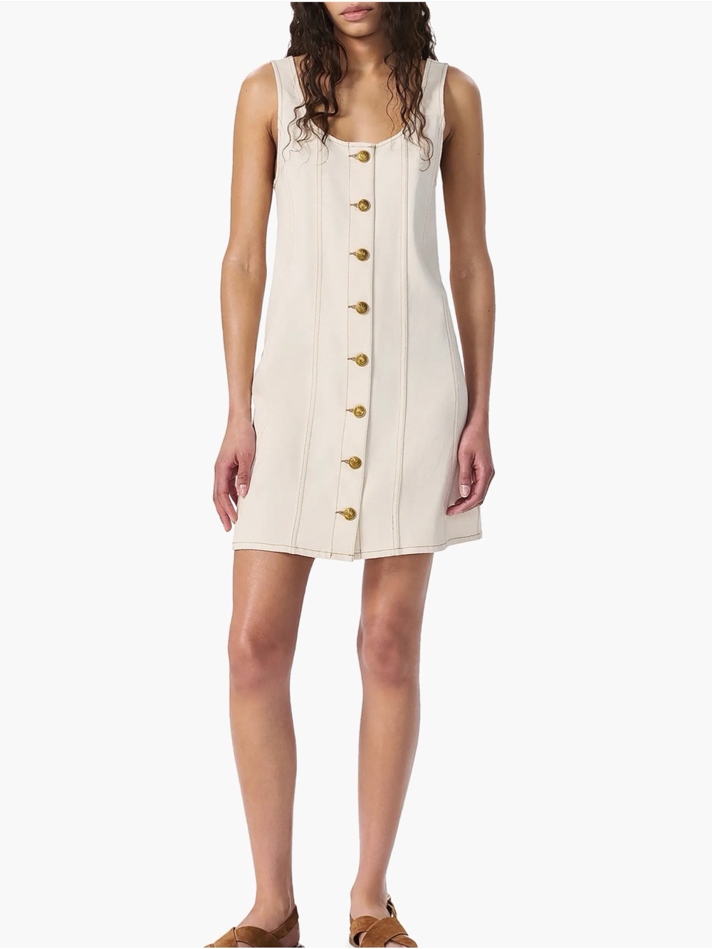 rag & bone Laney striped A-line minidress